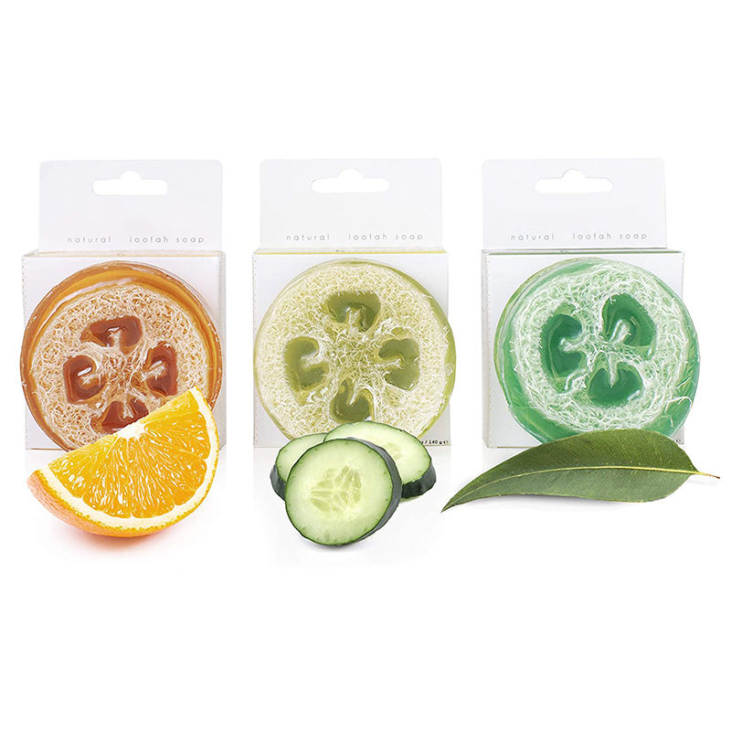 Barra de jabón exfoliante de marca privada personalizada