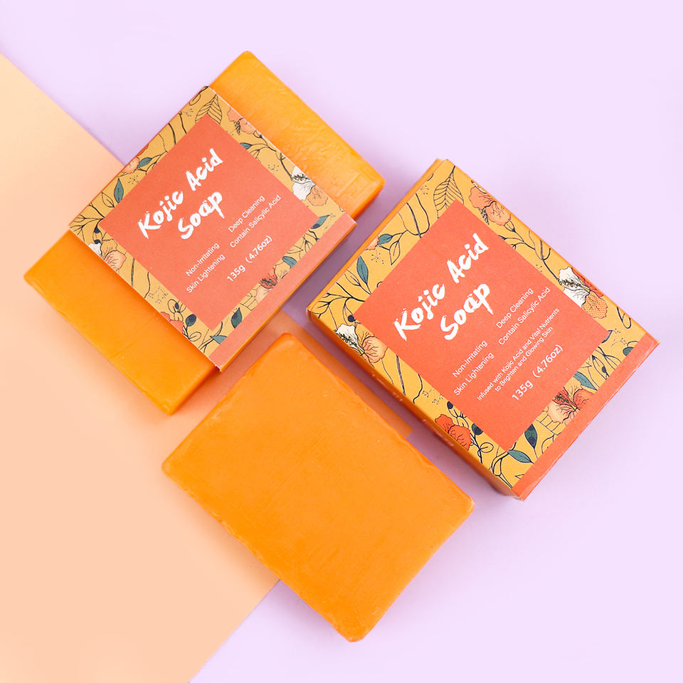 Jabón de ácido kójico de marca privada al por mayor