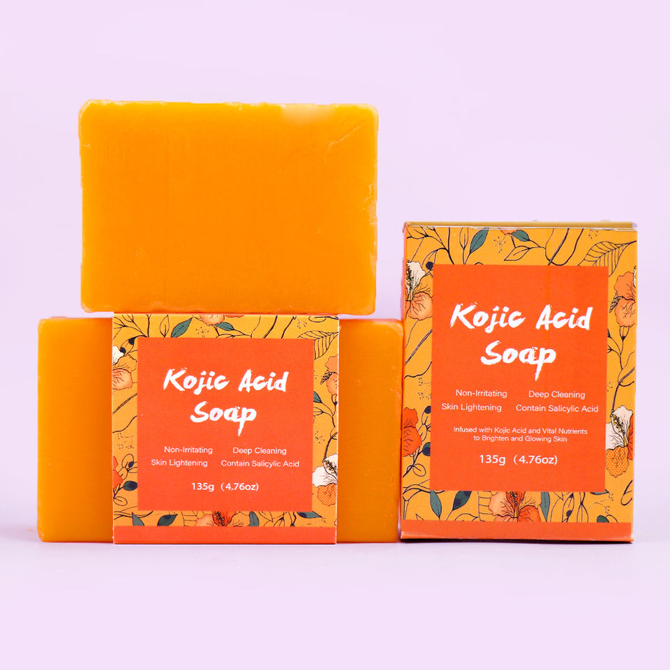 Jabón de ácido kójico de marca privada al por mayor