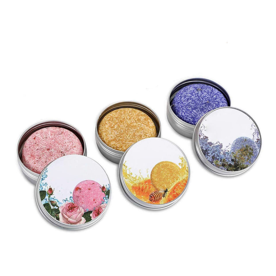 Barra de jabón de champú natural personalizada