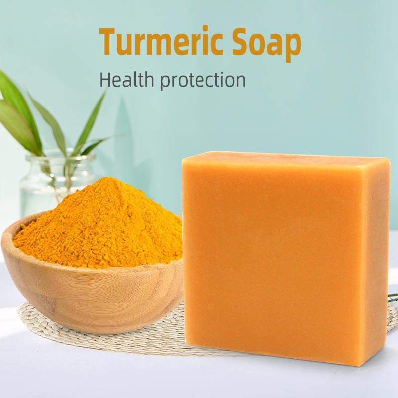 Jabón de cúrcuma y limón de marca privada