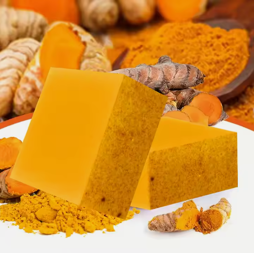 Jabón iluminador de cúrcuma personalizado