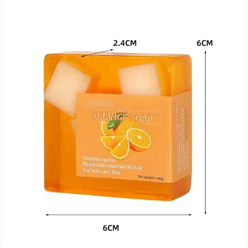 Fábrica de jabón de naranja al por mayor MOQ bajo