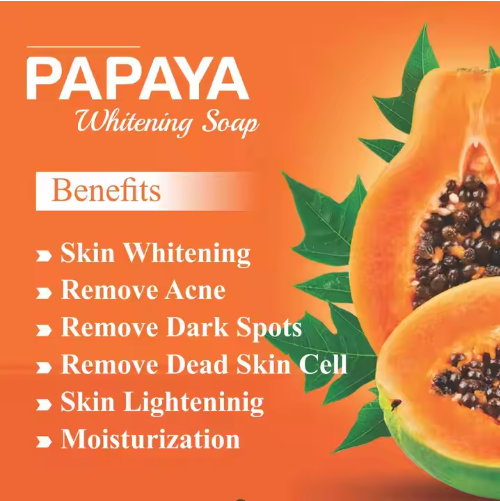 Jabón de papaya a base de hierbas de marca privada