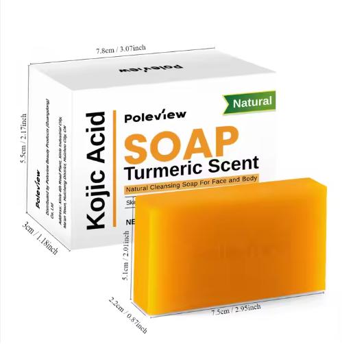 Etiqueta privada jabón de ácido kojic glutathione