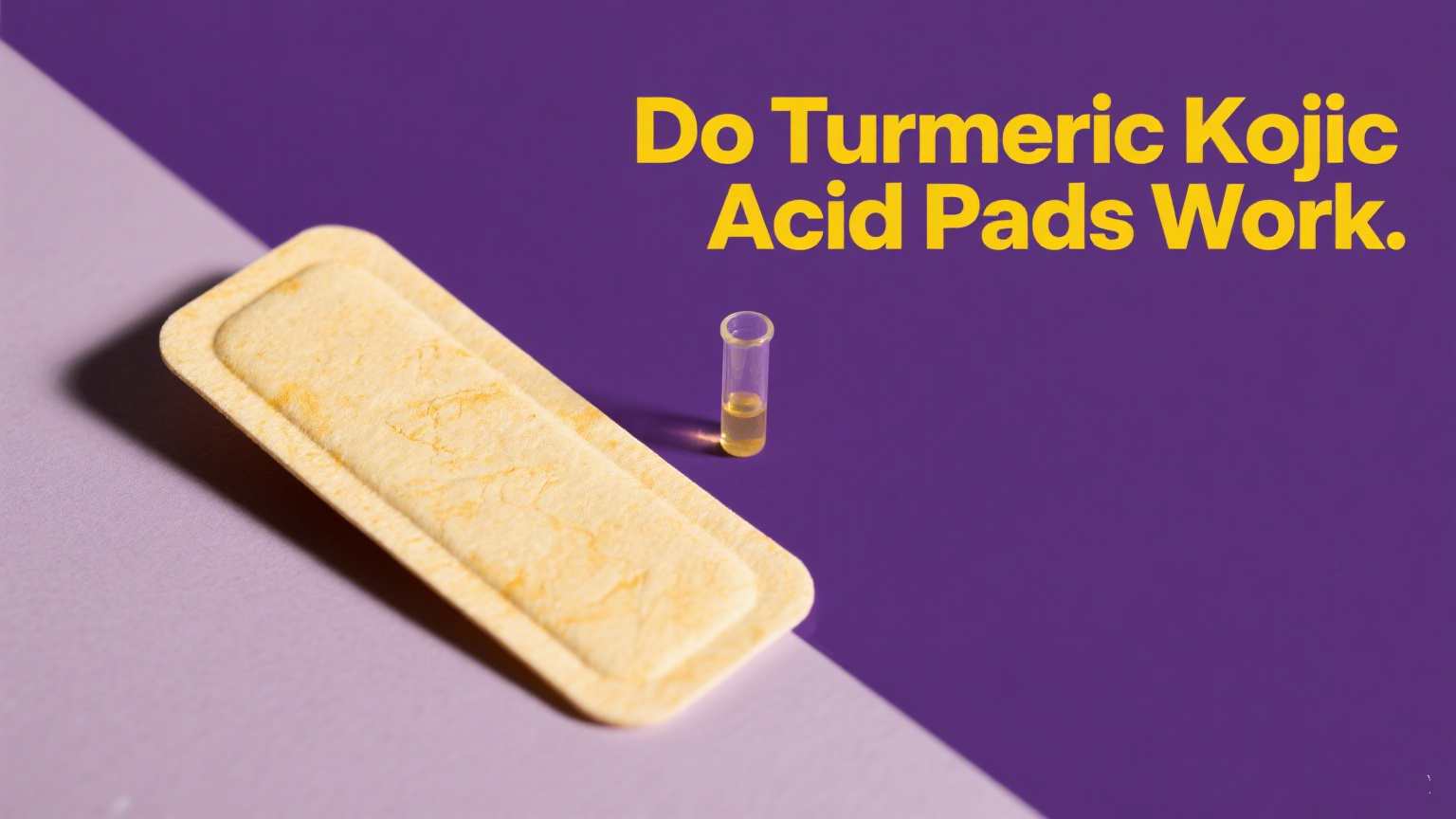 Funcionan las almohadillas de ácido kójico de cúrcuma?  Beneficios reales, resultados y cómo usarlos