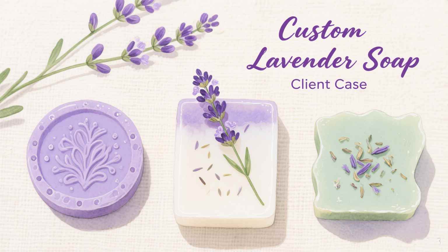 Case OEM de jabón de lavanda personalizado |  Proveedor de etiquetas privadas de China